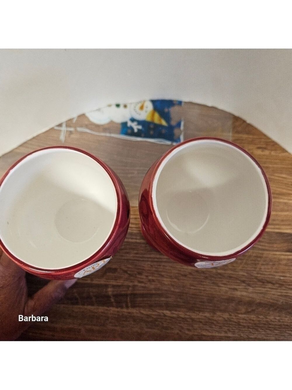 2 Living Art Handpainted Pottery Goblets - Picture 5 of 8